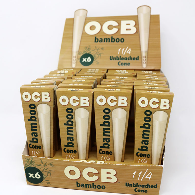 OCB Classic Bamboo Cone (6 pack) Get Right Smoke Shop Anderson, Indiana